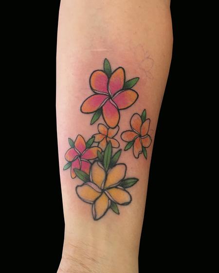 Tattoos - Plumerias - 126352